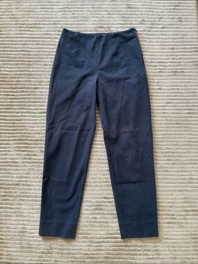 Straight Leg Women’s Pants in Navy Blue